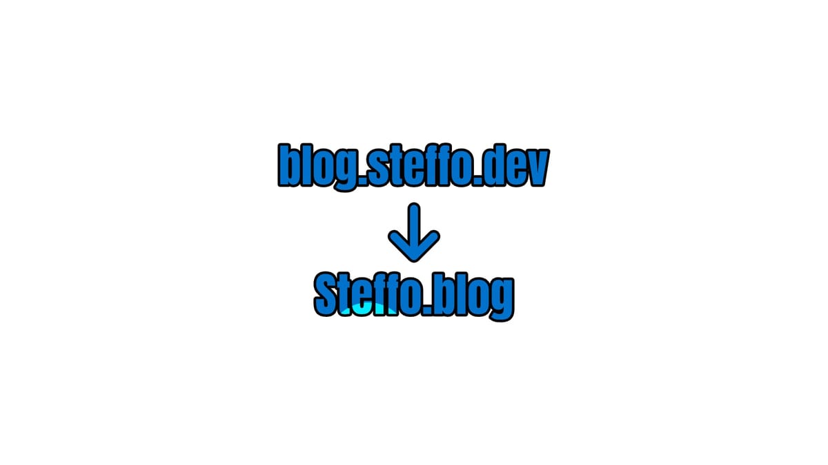 My process of migrating this blog to steffo.blog